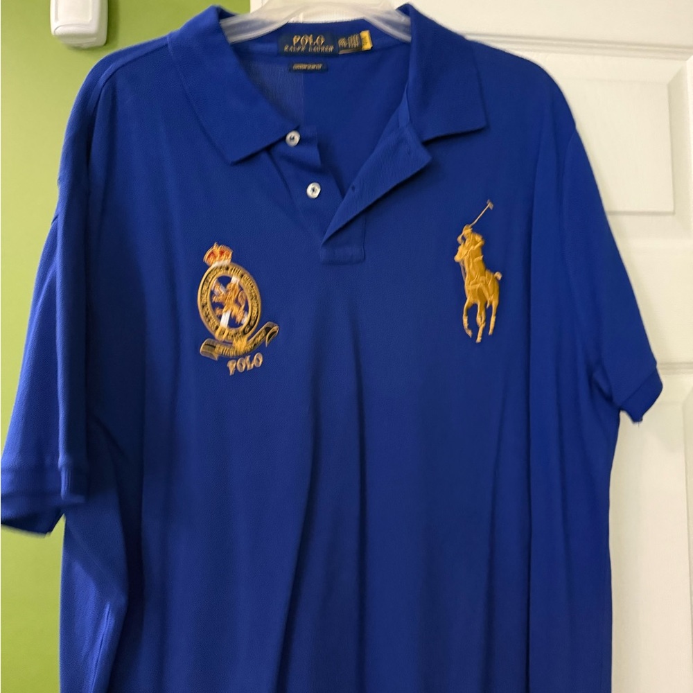 Polo by Ralph Lauren Blue Men's Shirt